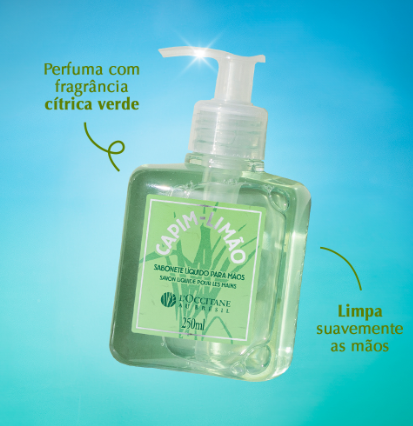 Sabonete Líquido para Mãos Capim-Limão