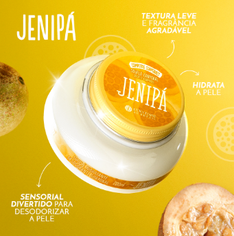 Souflé Hidratante Desodorante Corporal Jenipá